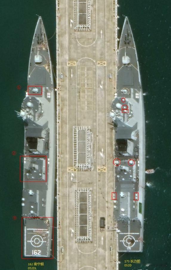 052D型和052DL型驱逐舰的区别，不得不说，在几个方面都出现了改进