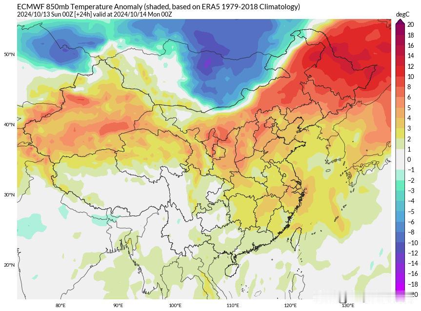 明天华北东北大部将迎来近期气温的最高点，尤其是东北中南部一带还会叠加锋前增温效应