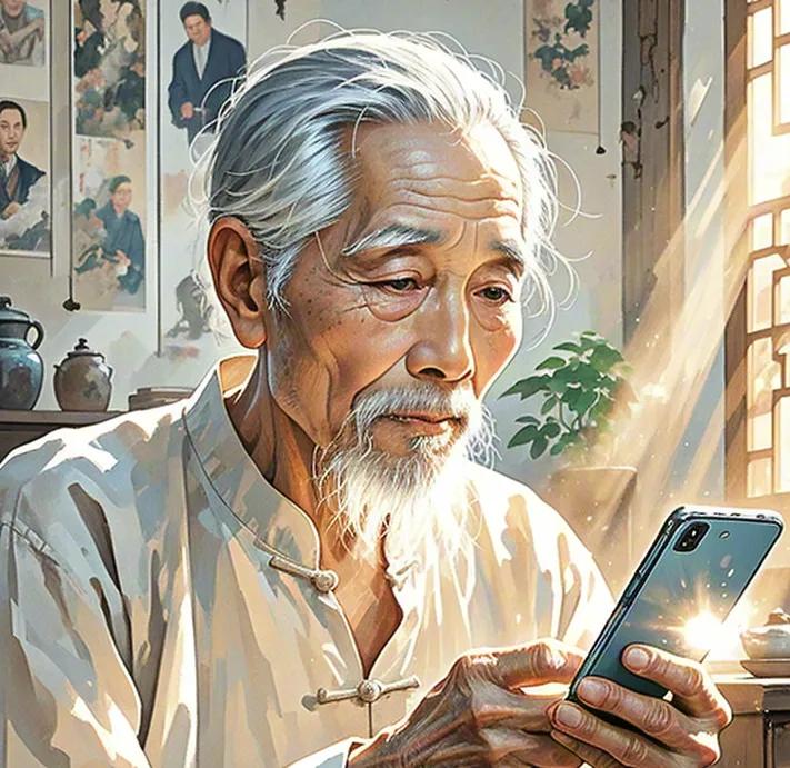 家里老人自从开始痴迷玩手机后，究竟变得有多疯狂？
都说现在手机已经成为了大家不可