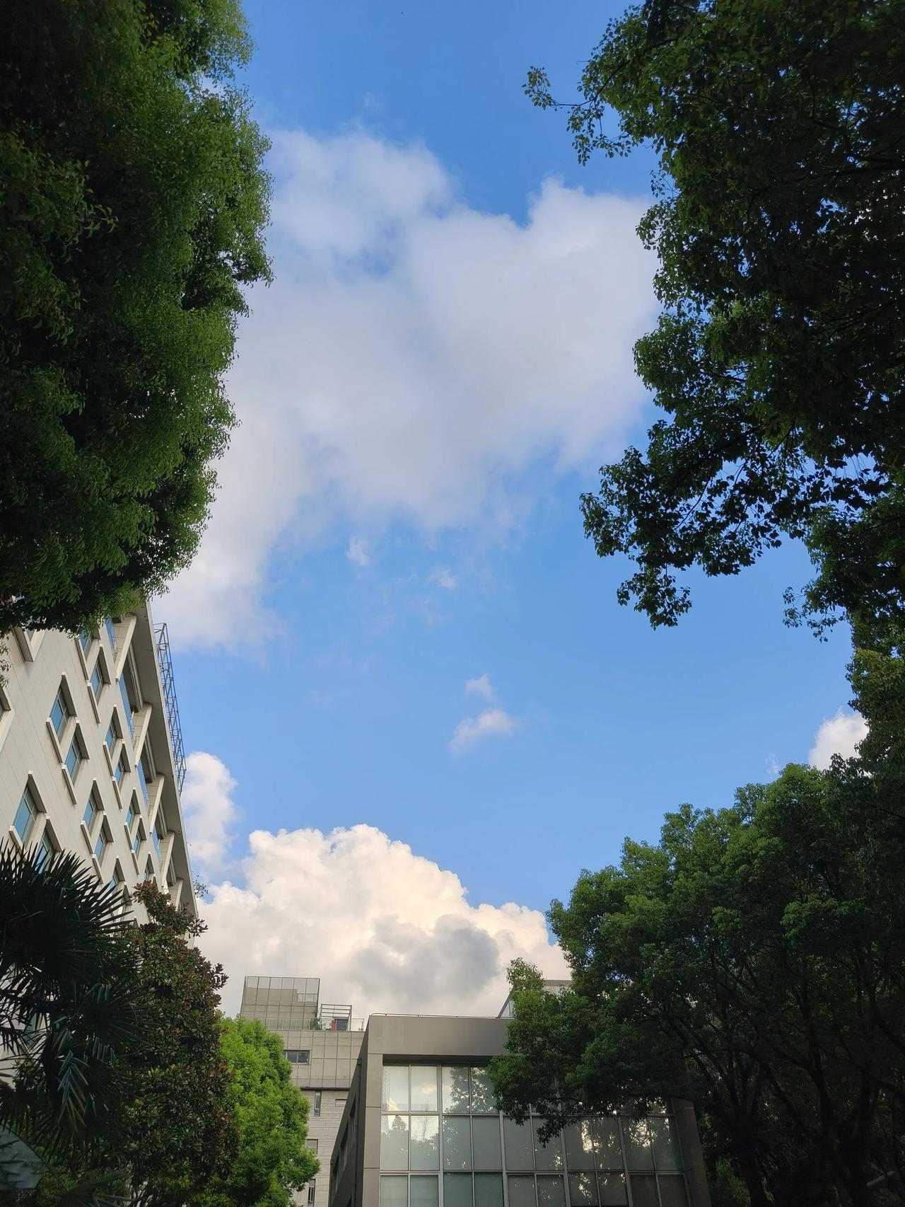下班天气不错！继续打二十分钟羽毛球🏸不过就是风有点大，球🏸不太好把控~[捂脸