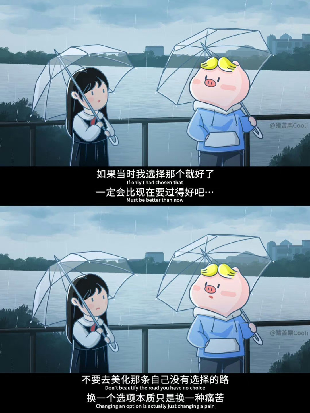 不要去美化那条自己没选的路 ​ ​​​