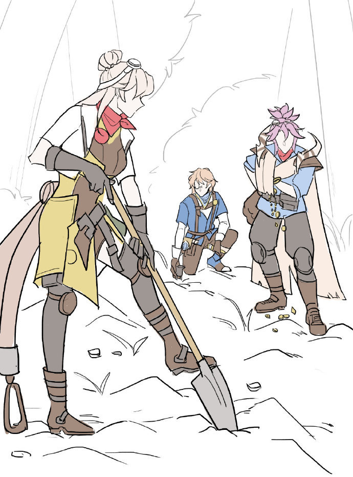 你们几个一起去掘嬴政坟的吗[偷笑]？#王者荣耀# ​​​