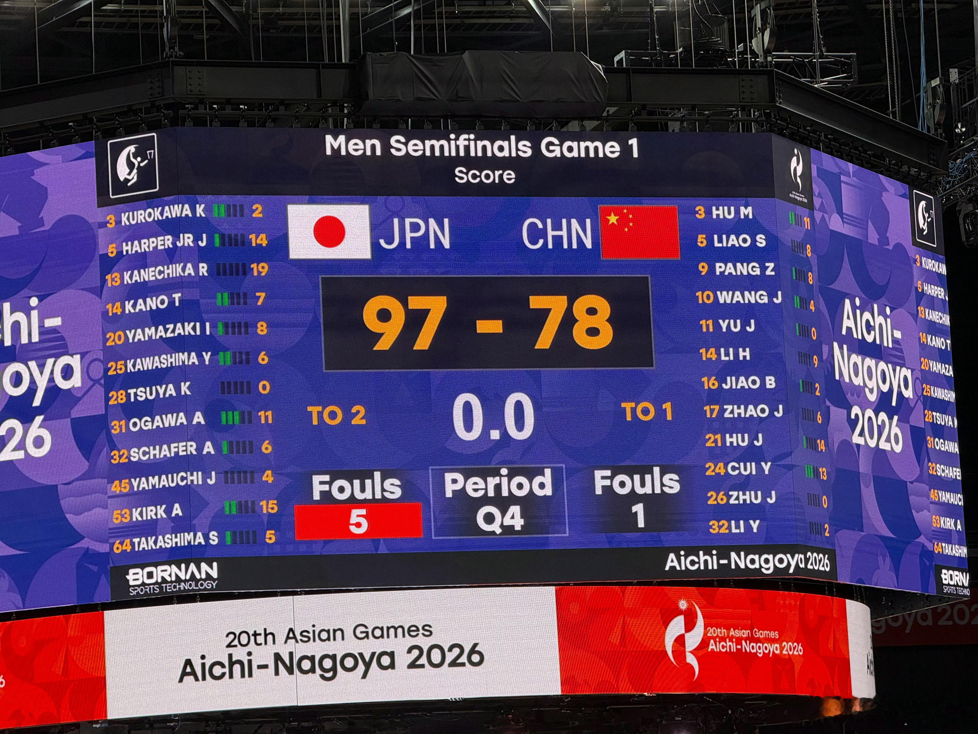 中国男篮vs日本男篮打日本二队，三节输30分，连续两届无缘决赛不知道该说点啥……
