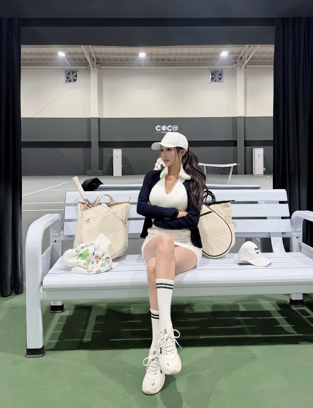 Tennis, friendship🎾such a good day🥥