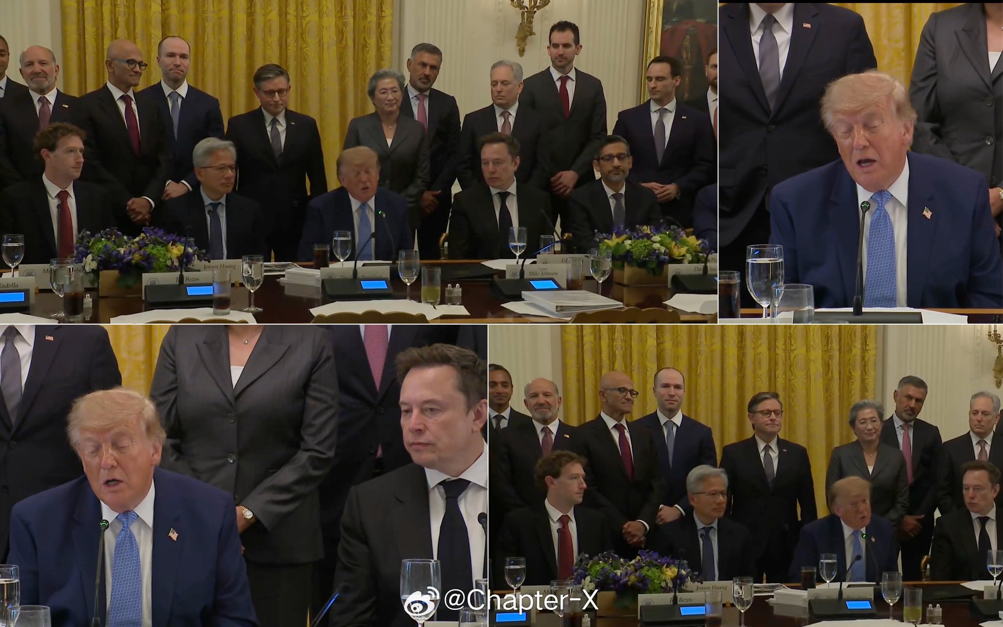 🚨C位最耀眼技界最响亮的名字齐聚白宫讨论人工智能的未来 🇺🇸Chapter
