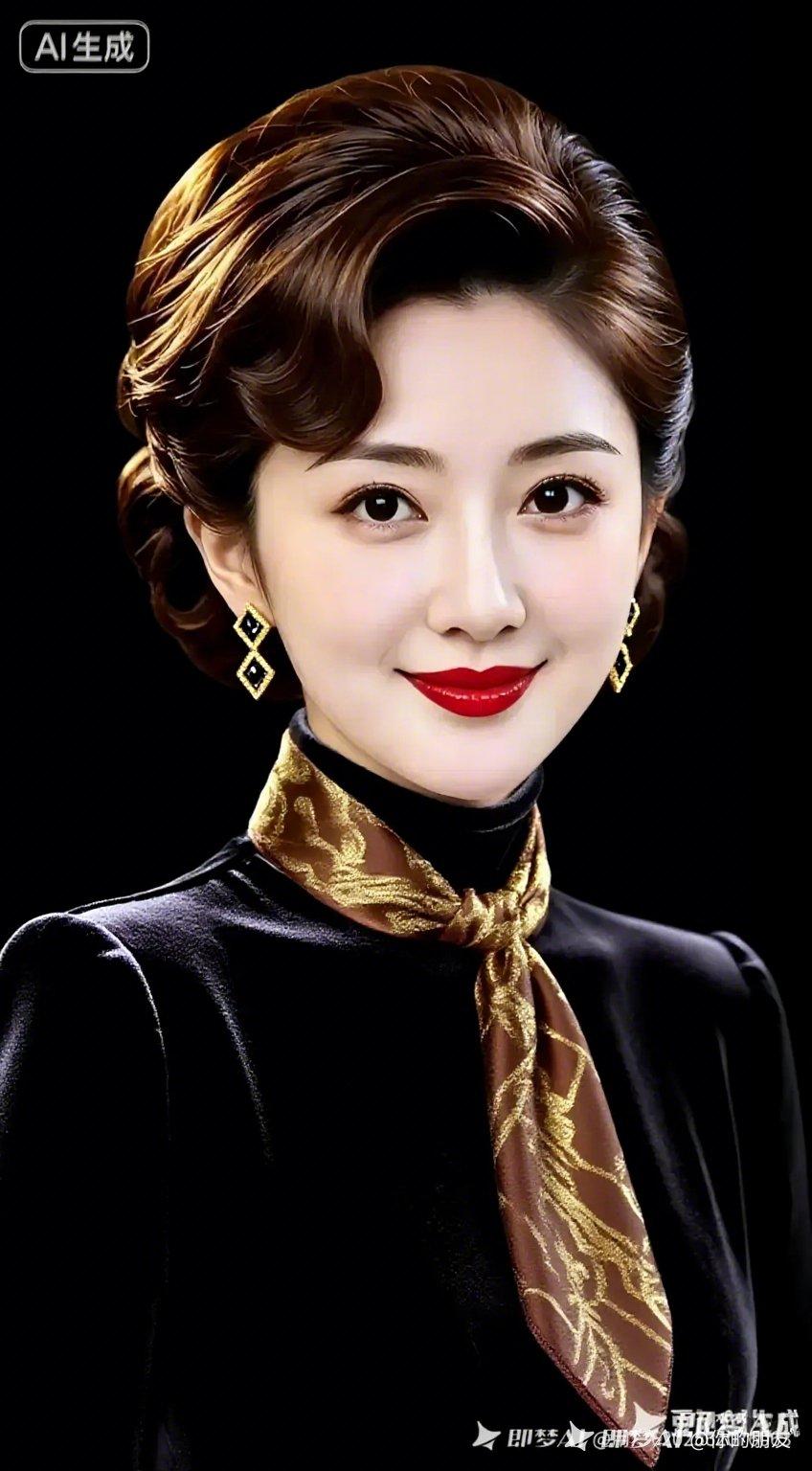 优雅复古风，红唇金发，尽显女性魅力！
