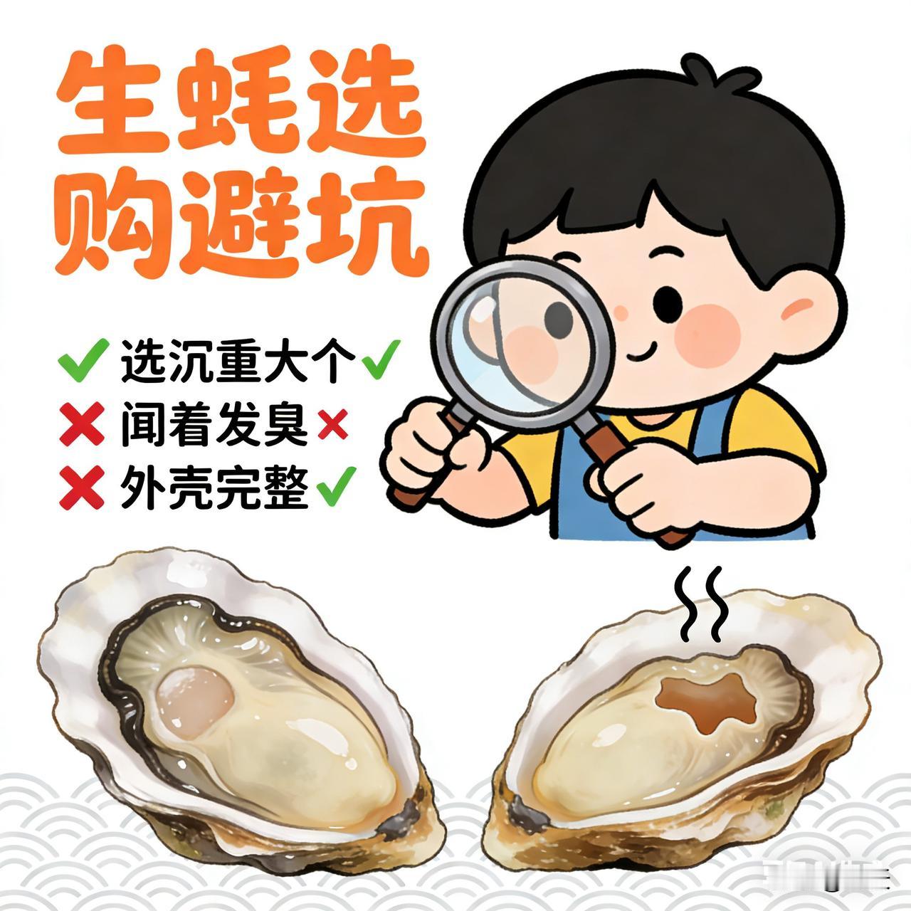 买生蚝避坑指南：适中尺寸更鲜美
 
买生蚝别盲目追大个老蚝！这类生蚝看似肉厚，实
