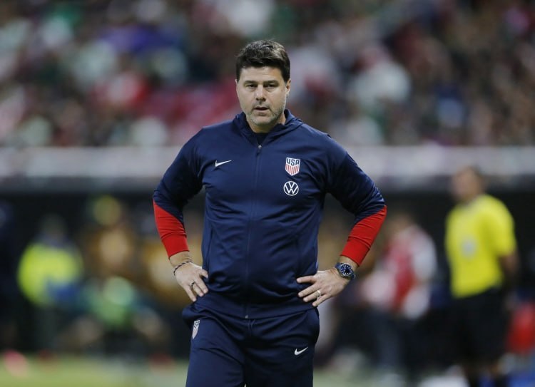 球场恒温但还要强制暂停补水，波切蒂诺：不喜欢，会打断比赛节奏据报道，美国2-5不