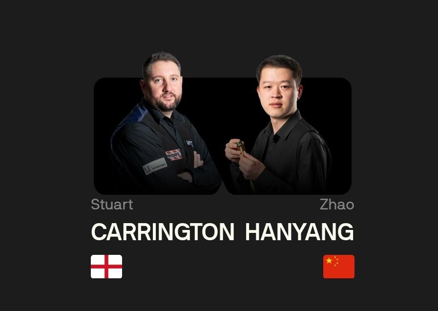 赵瀚洋9-19不敌卡林顿，无缘单局限时赛次轮！
 
北京时间12月10日晚，20