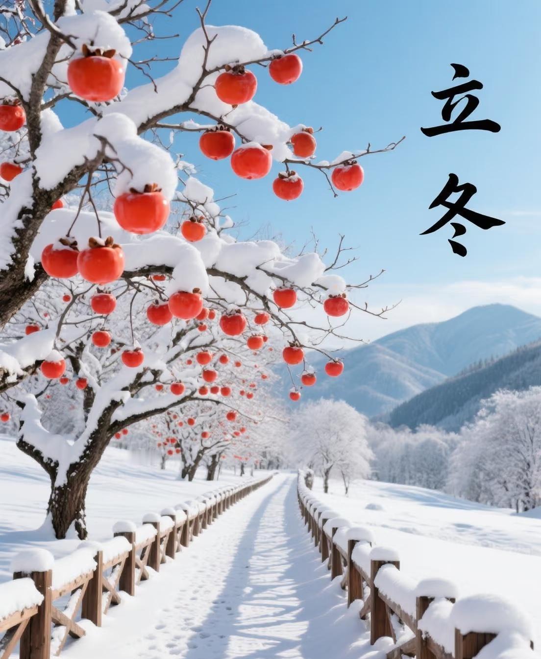 明天有个重要时刻
12点03分48秒，正式交接立冬！
老话常念叨“上午立冬冻死牛