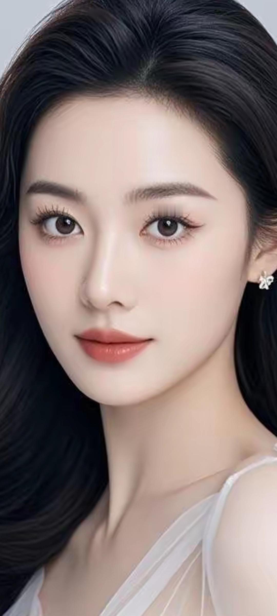 温柔优雅，宛如画中仙子。