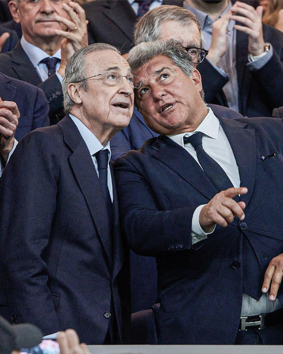 皇马虽然在欧冠横着走，但在西甲还得认巴萨作老大。虽然皇马总的夺冠次数更多，但进入