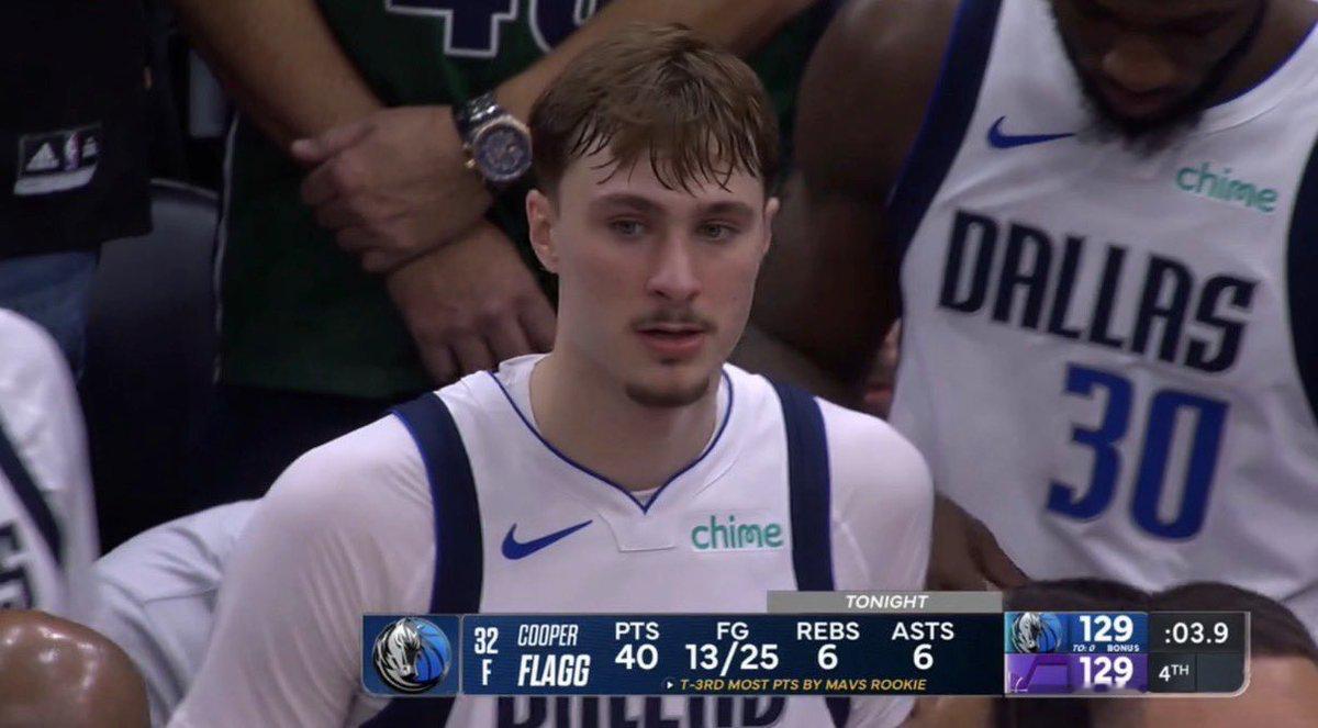 NBA历史最年轻的单场40分先生，18岁的库珀-弗拉格！ 