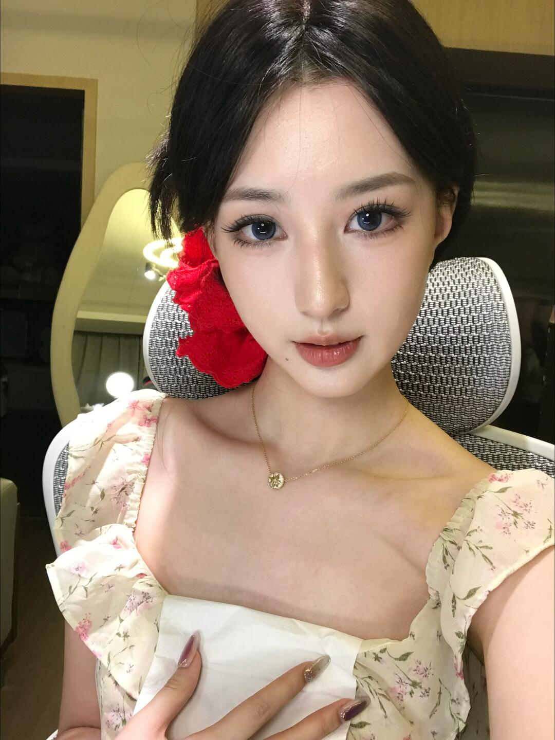 带上大花了