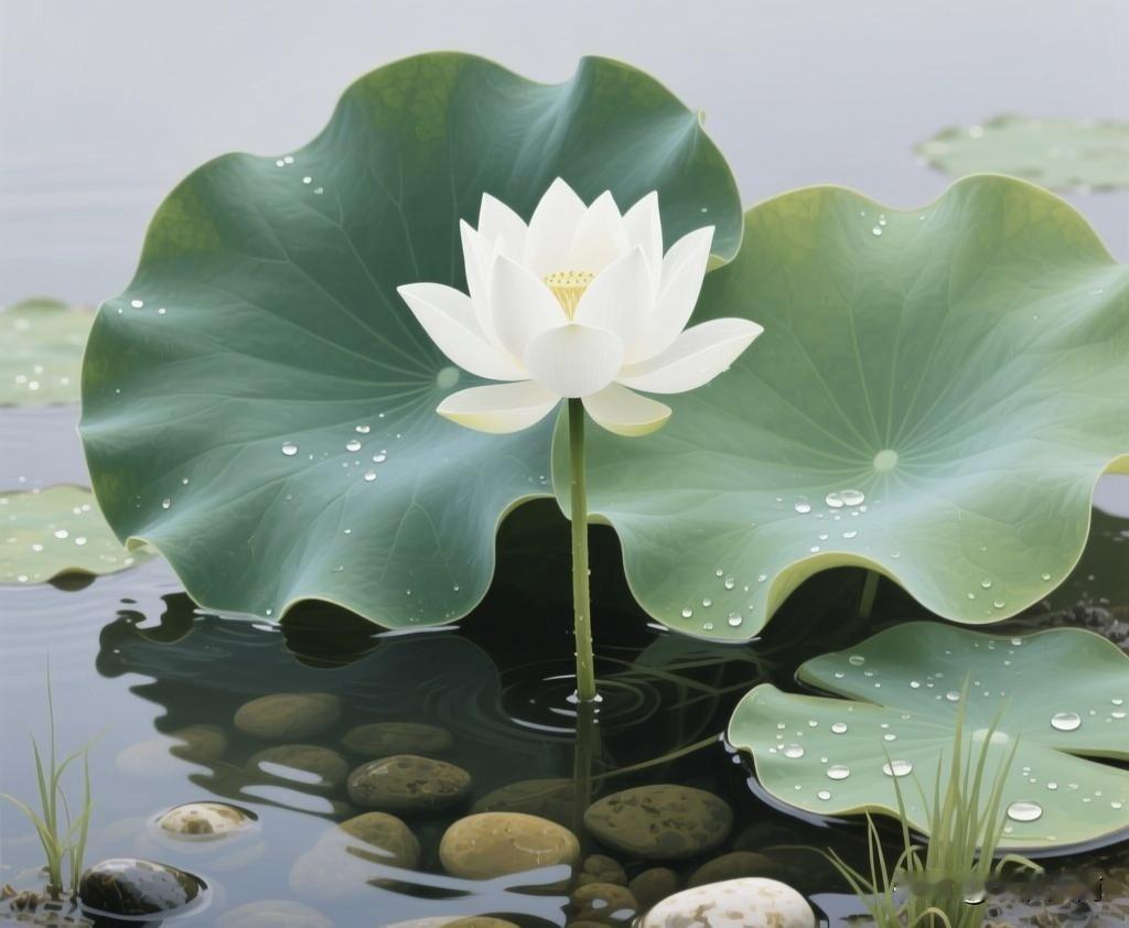 生活里，
我们常为琐事烦忧，
像被杂乱的线缠住。

可细细想来，
烦恼多是自找的