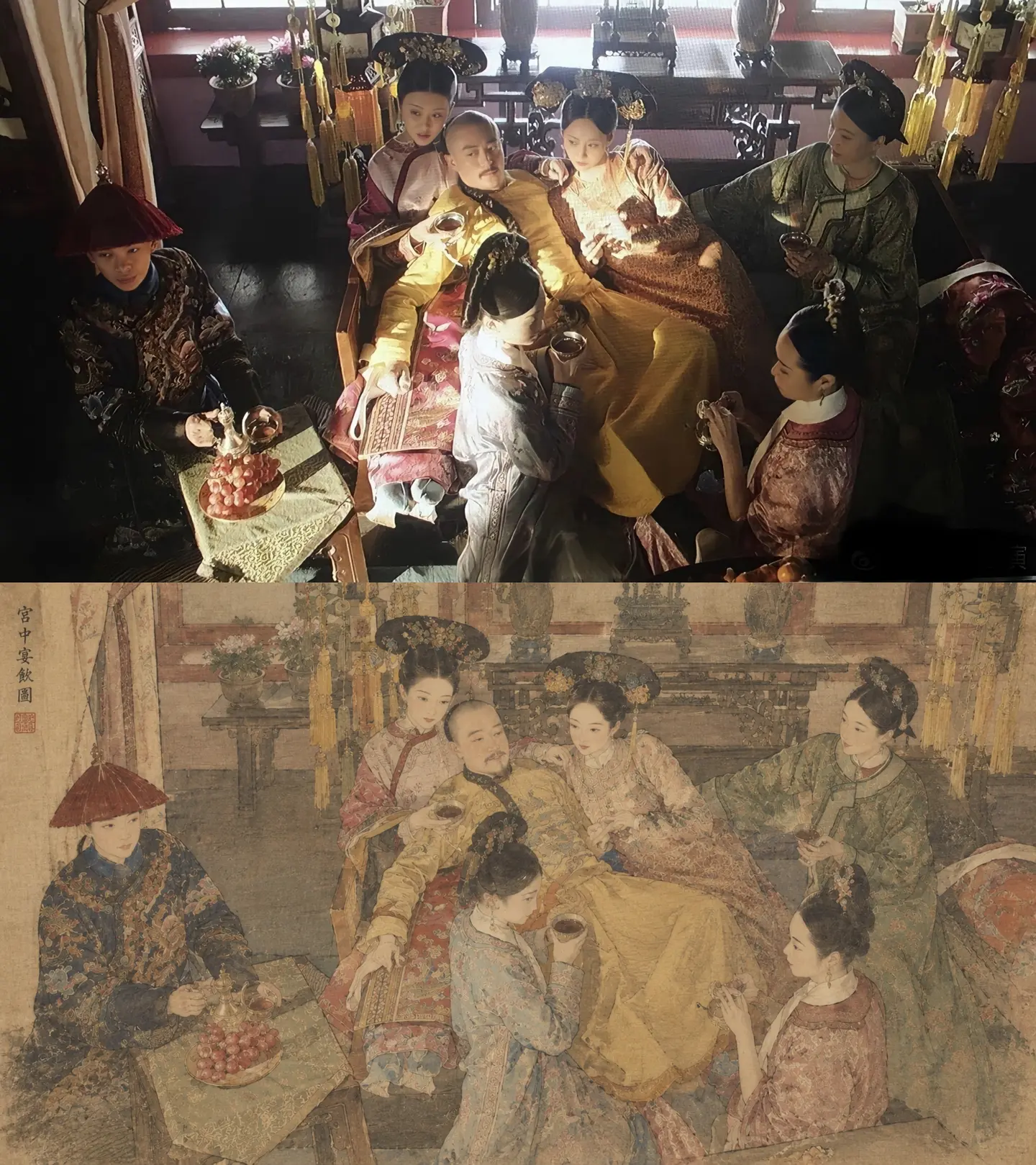 [经典国画]《永寿宫鸡窝图》