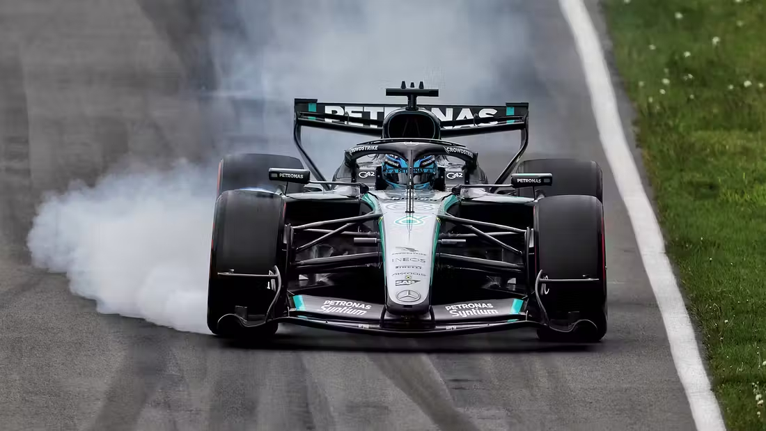 f1 加拿大站正赛，梅赛德斯车队展现出了独一档的统治力。这主要得益于他们在排位赛