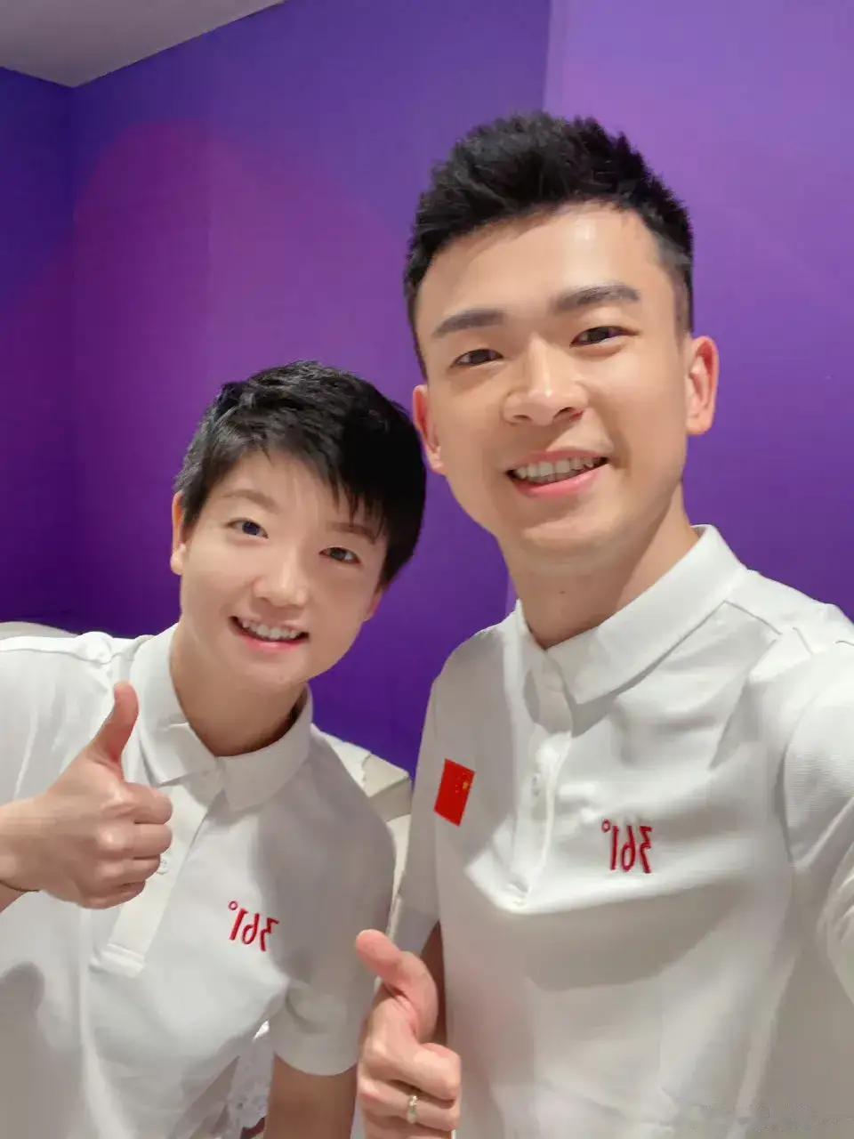 小胖、莎莎下次上场比赛就用这发型！[赞][赞]简直帅呆了，酷盖了！