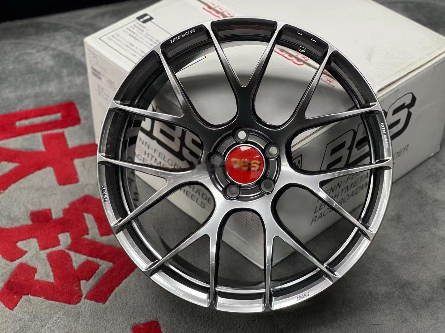 全新日本 BBS REV7 锻造十周年限量 DB钛灰 现货20寸  9J ET3