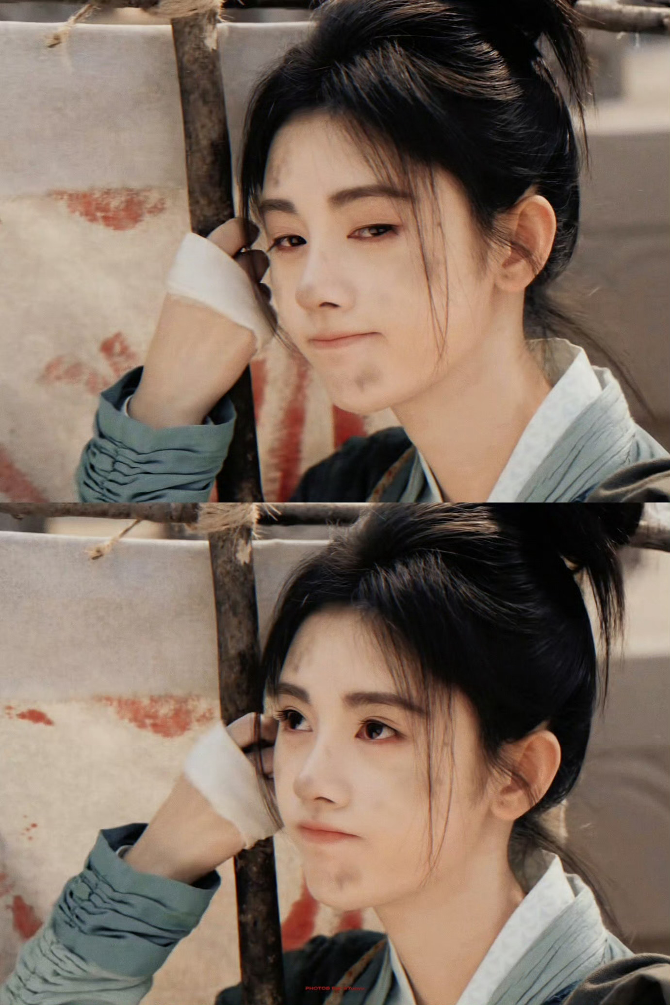 鞠婧祎 jjy鞠婧祎姜黎非 “仲夏的凉风吹走炙热的焦虑，橙色黄昏相拥薄荷的黎明”