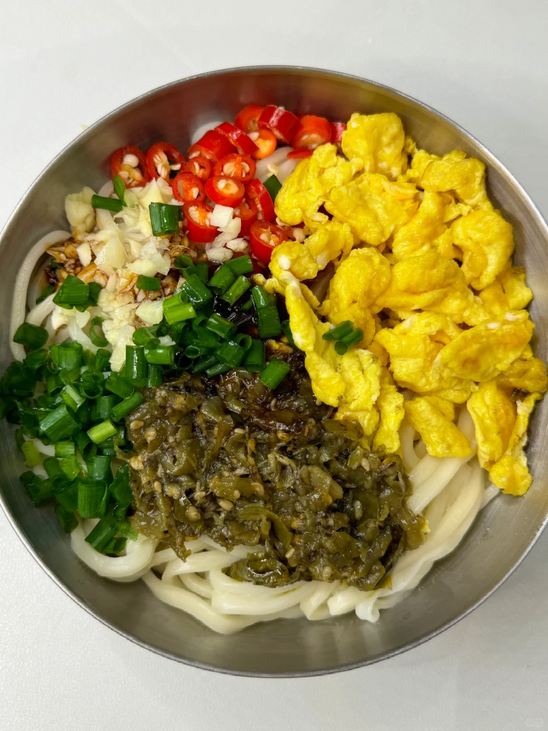 🍝跟着网友学的烧椒拌面太香了吧！！