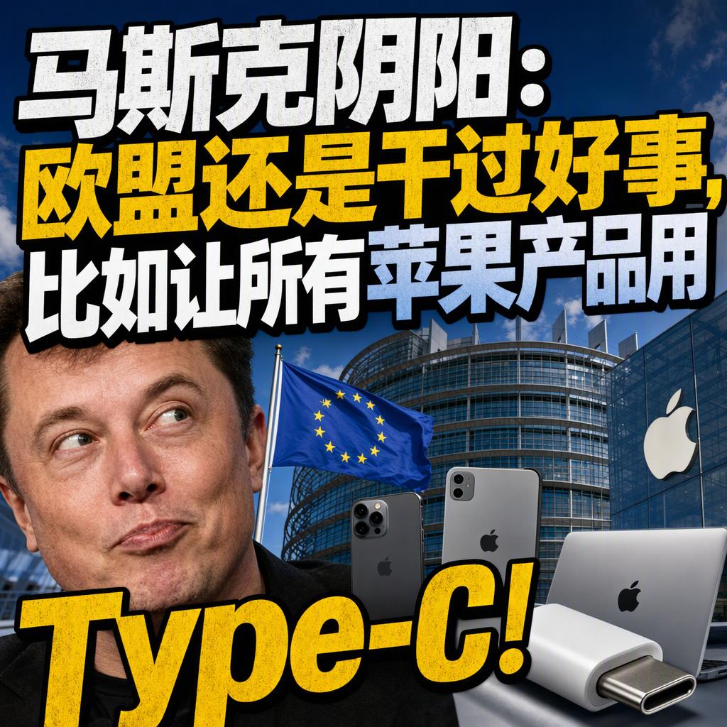 有粉丝在后台私信我，问：马斯克这个人几乎把欧盟骂了个遍，怎么突然夸起欧盟来了？