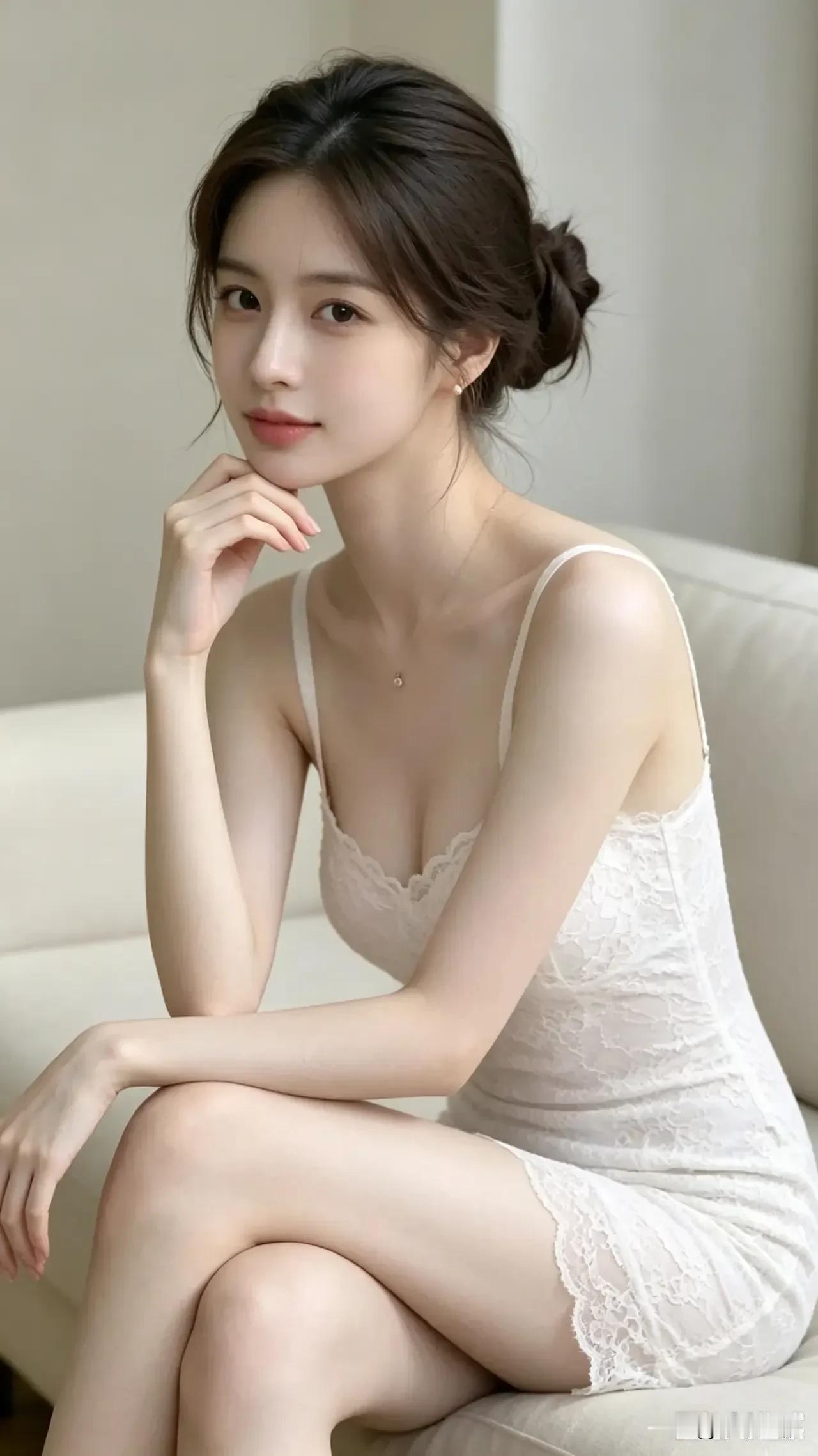 一室安静，柔光漫洒。简单装束，褪去浮华，于独处时刻，感受一份干净纯粹的美好。
气