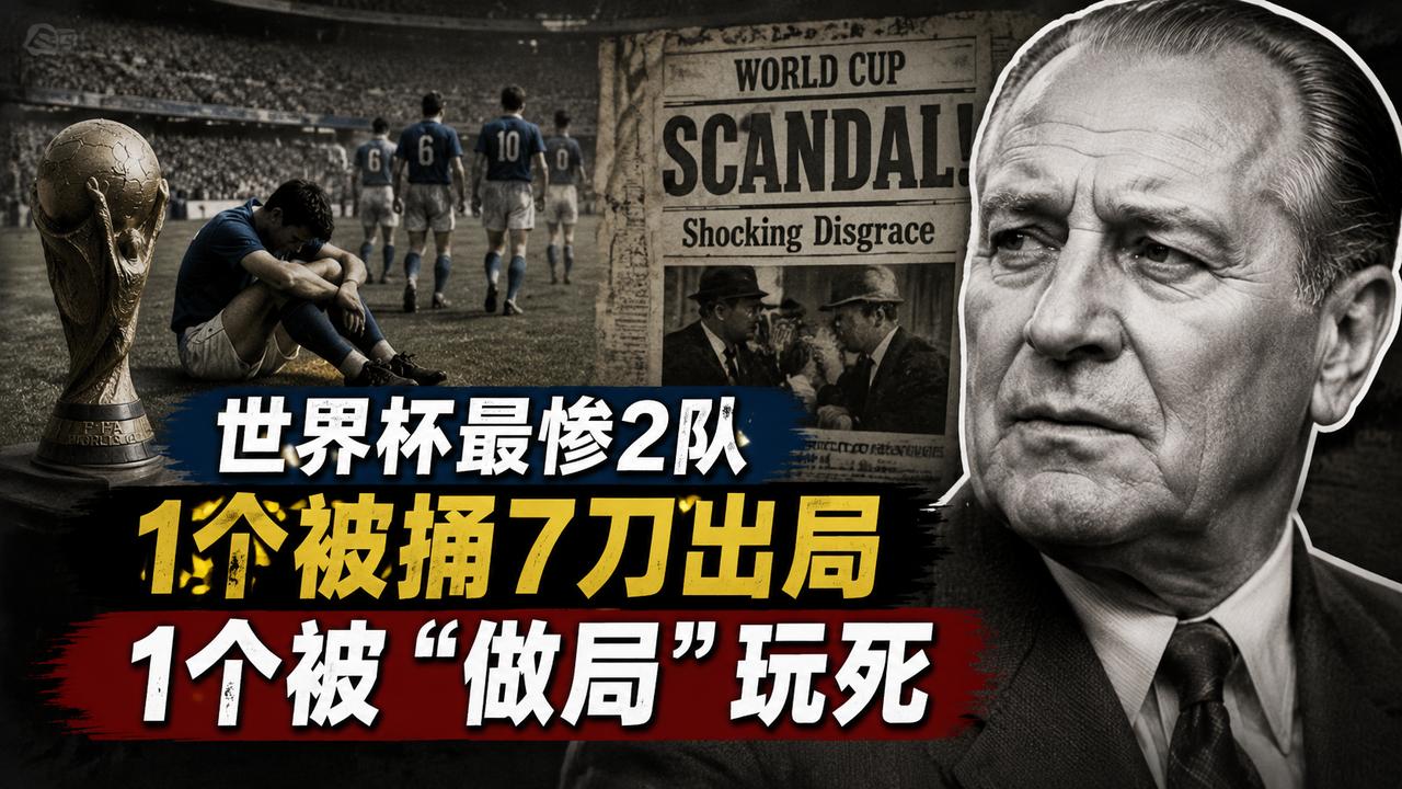 杀人诛心！世界杯最惨2队：1个被捅7刀出局 1个被“做局”玩死
世界杯小组赛全部