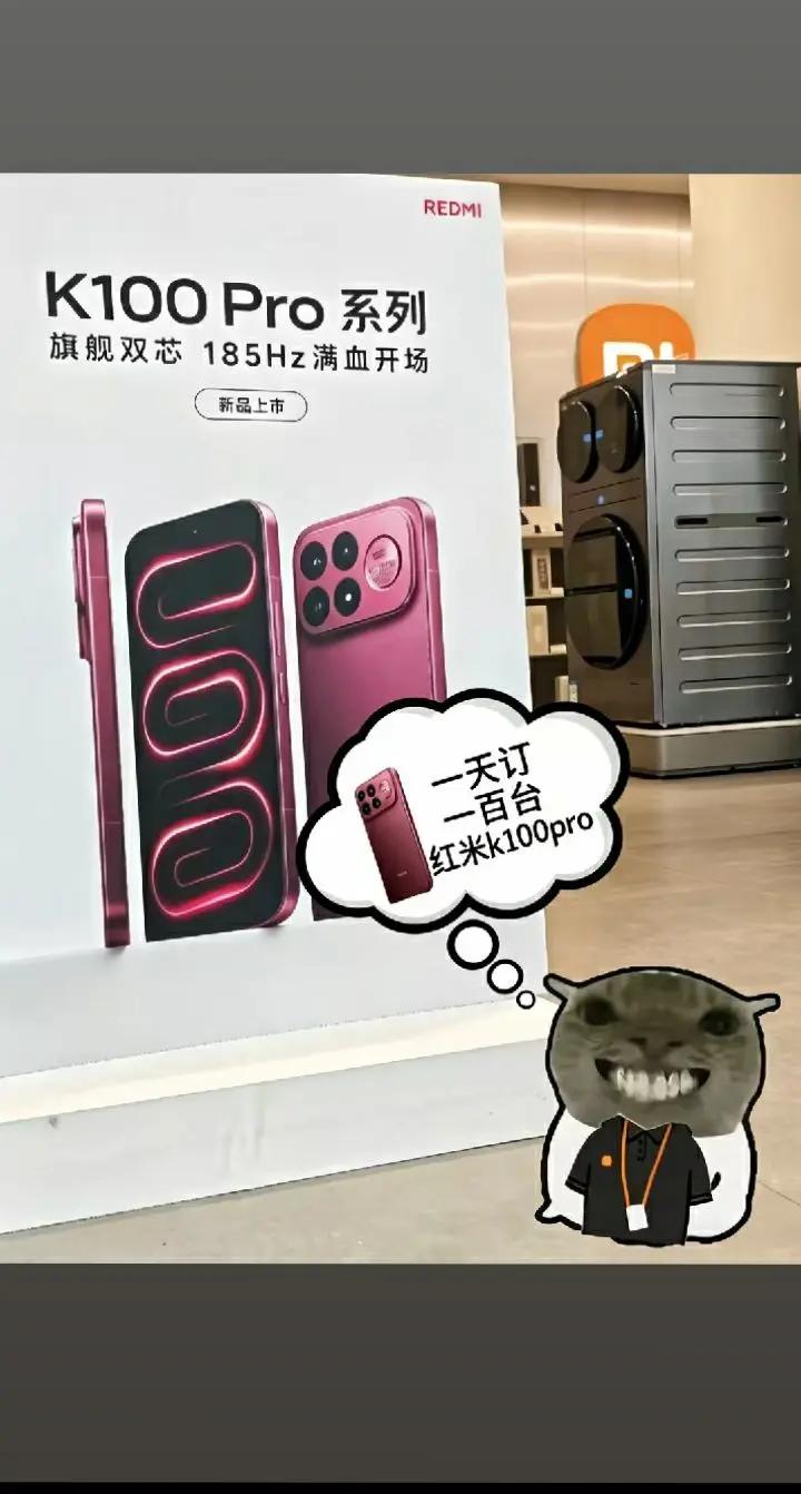 你说我一天卖100台K100 Pro，会不会被调去北京总部被领导狠狠夸奖。