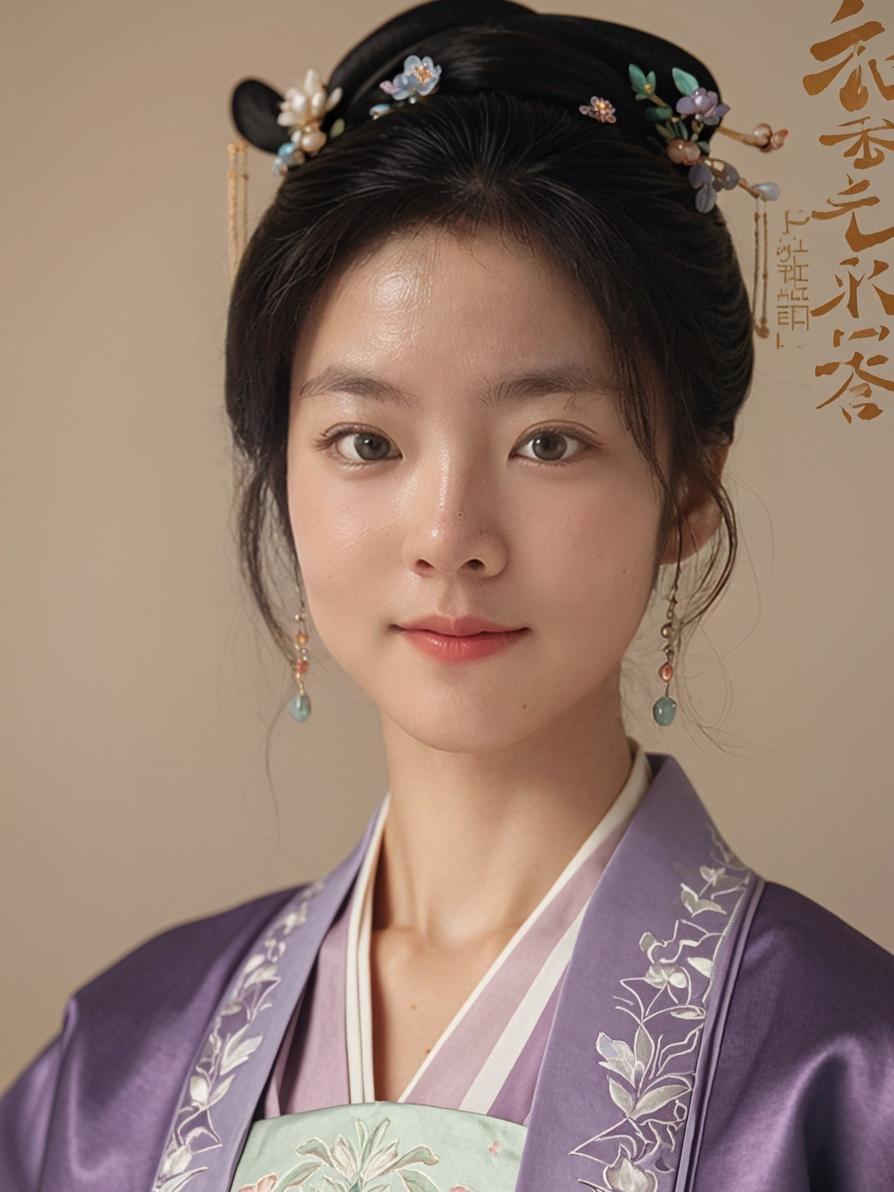 也来跟风做一个宋代造型😆哇哦！AI 宋朝甜颜像汉服造型 汉服妆造