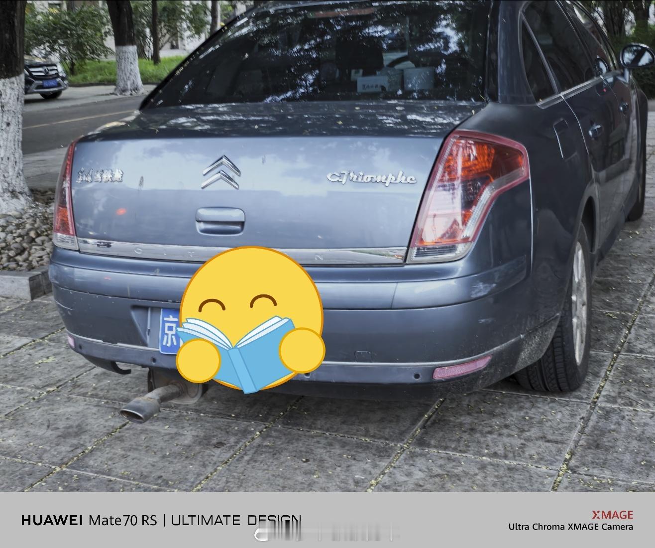 这辆雪铁龙的排气管太高调了，极其凸出，只可惜以后再也没有这个机会了。  ​​​