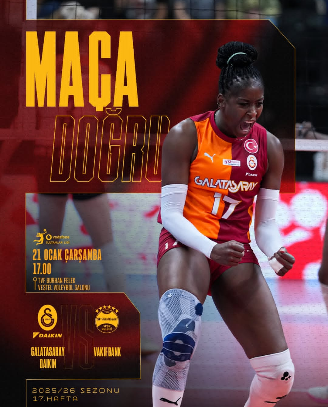 周三晚上22点，加拉塔萨雷对阵瓦基弗银行！ 