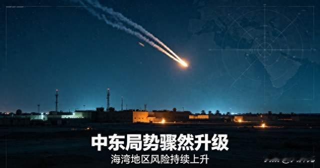 导弹无人机齐射！伊朗反击美军基地，海湾火药桶再度冒烟