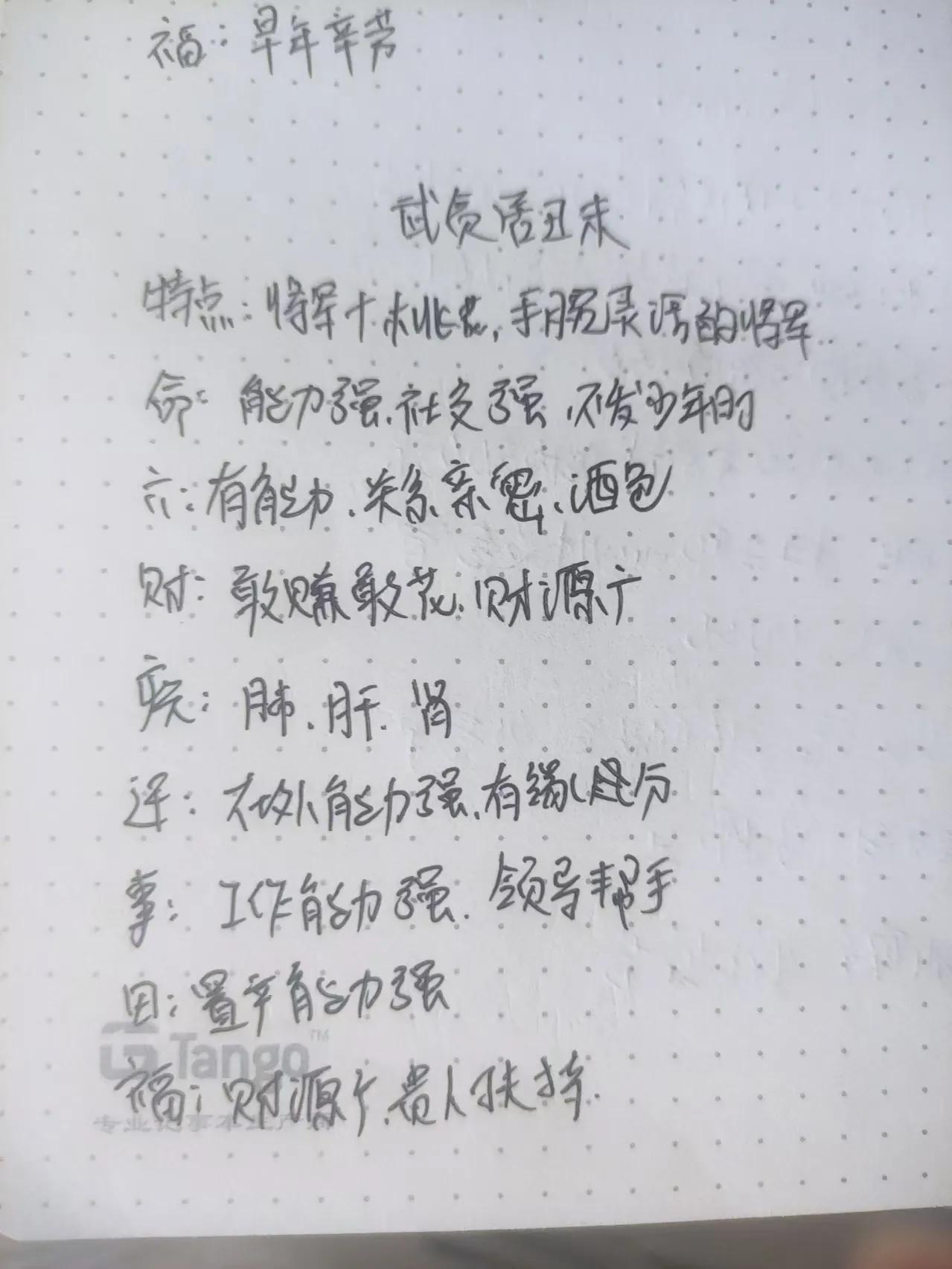 武曲贪狼在十宫的含义，一个手腕灵活的将军，在命宫，能力强，社交强，不发少年时。
