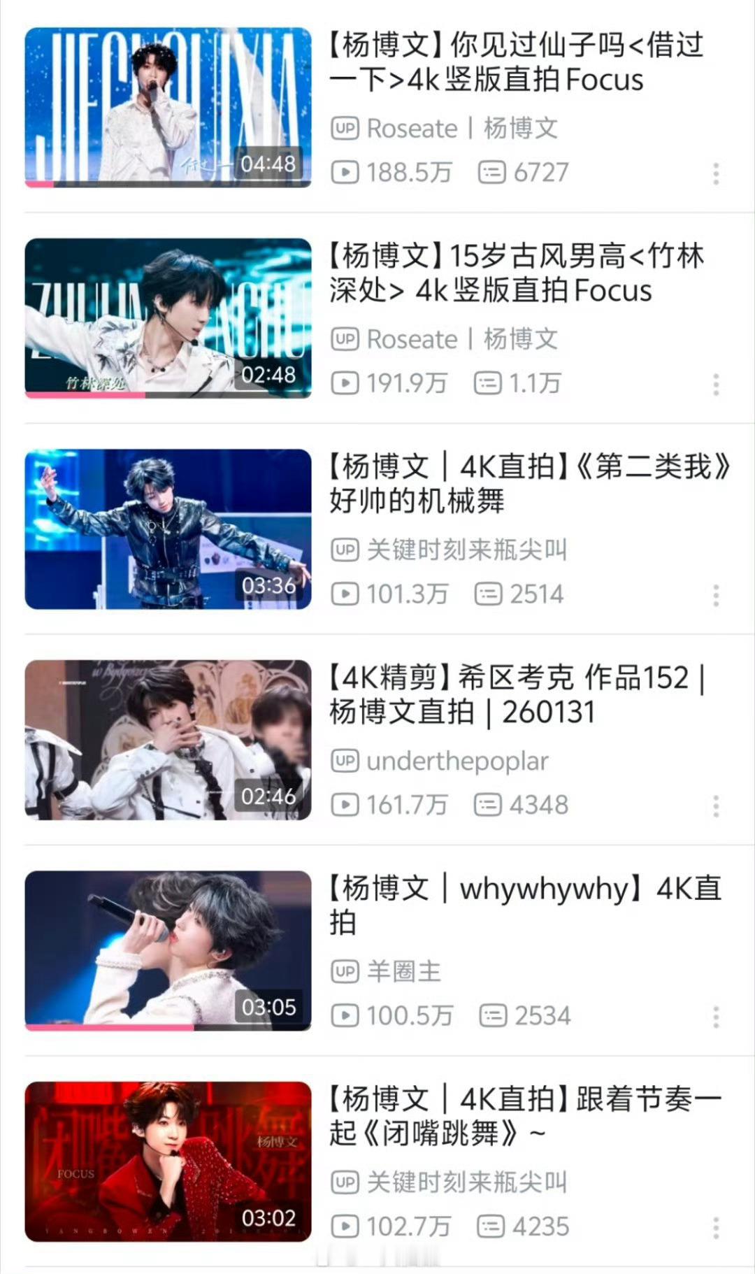 杨博文坐拥6个百万播放量直拍！不愧是451。羊毛牛比 