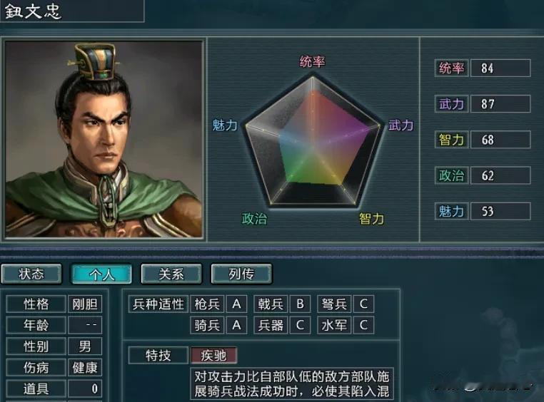 田虎三国志11水浒版的盖州大将，其中两人连林冲花荣都奈何不住！
绿林出身的盖州主