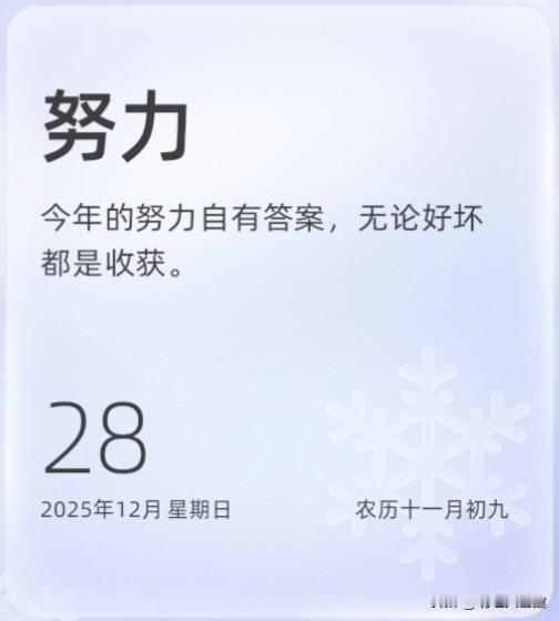 站在2025年的岁末回望，这一年的耕耘与汗水，都沉淀为时光独有的答案。努力的意义
