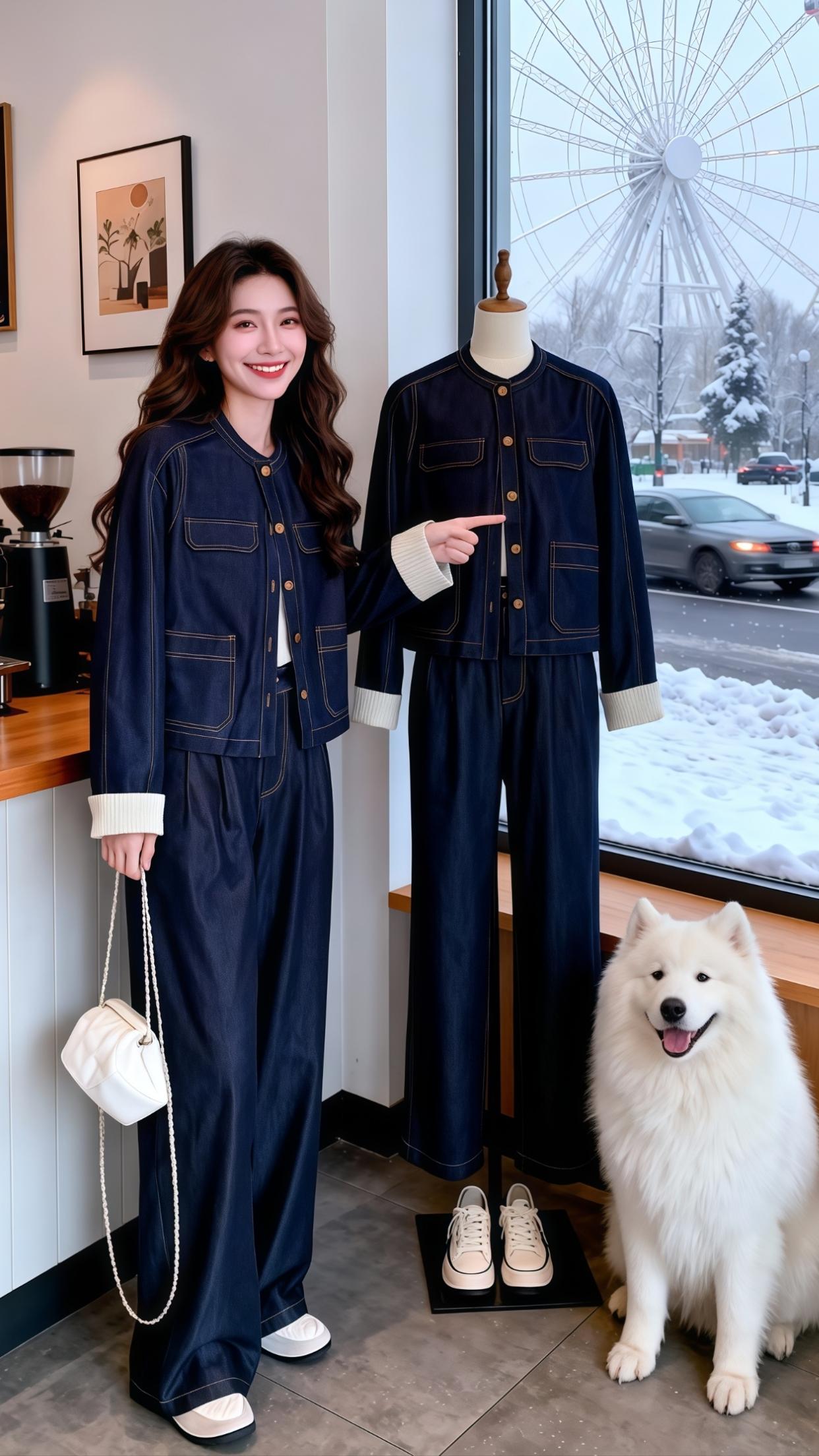 套装显瘦穿搭 复古穿搭 小个子穿搭 复古港风 减龄气质