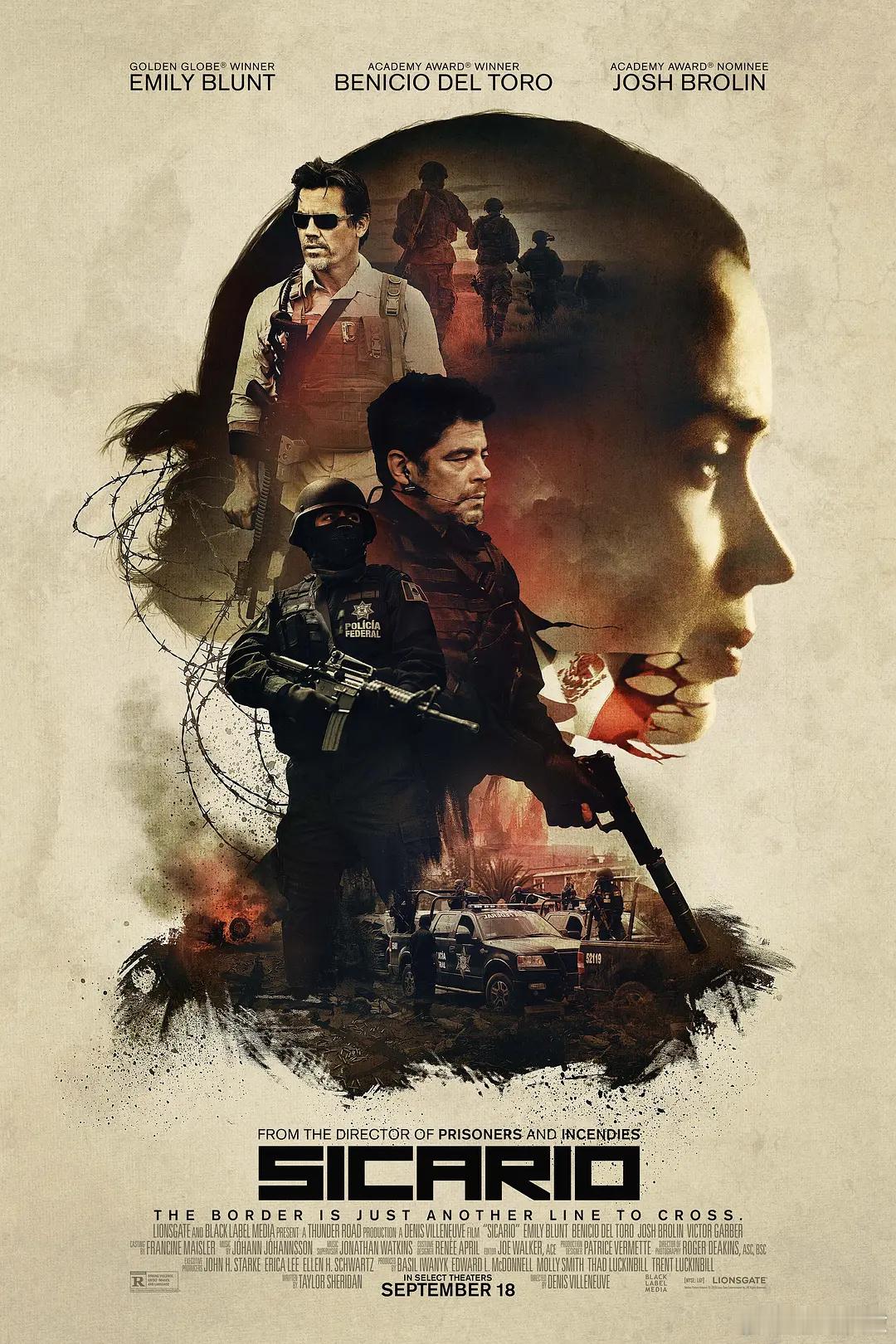 《边境杀手》将拍第三部，艾米莉·布朗特回归主演。 ​​​