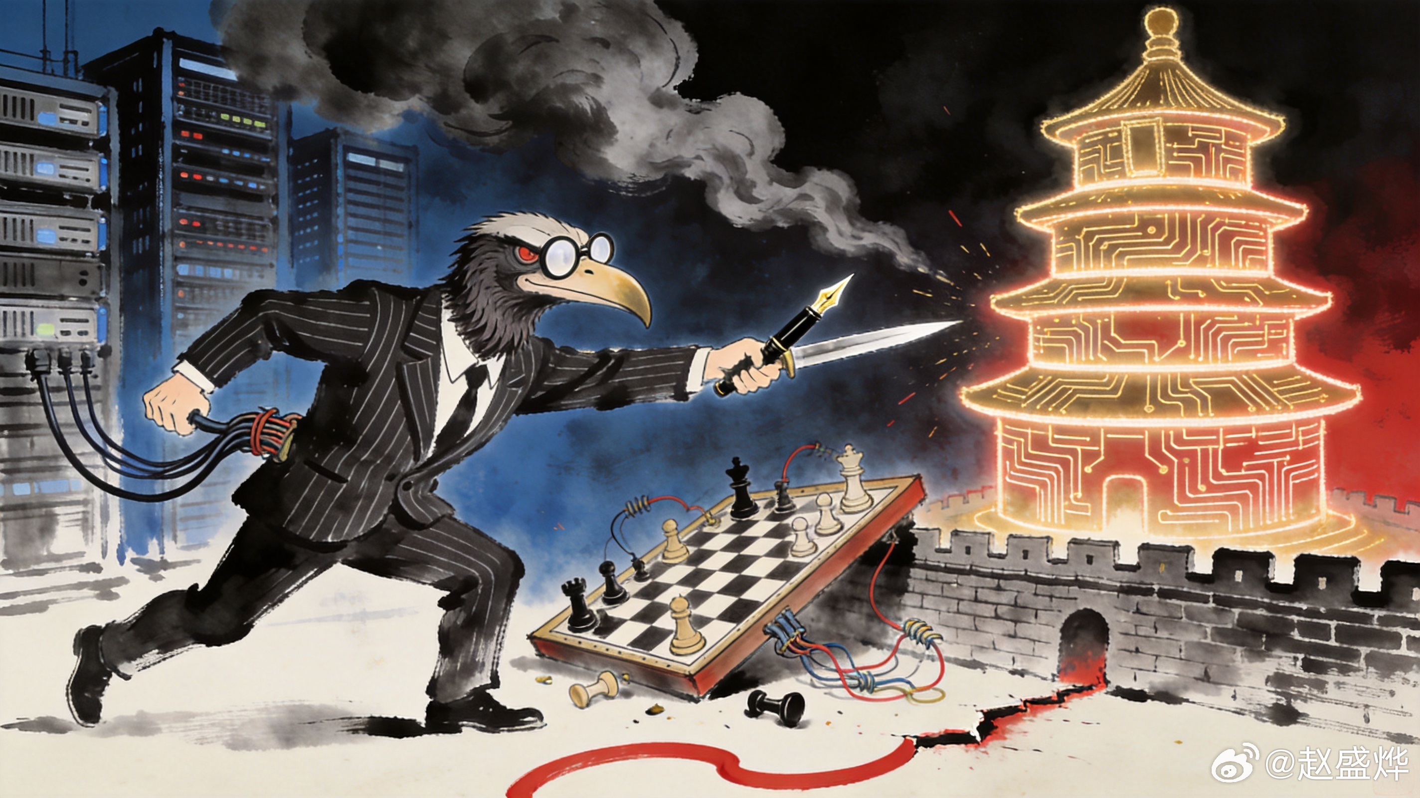 美智库竟提议袭击中国数据中心，这一行我研究过，得把话说明白本博从事网络安全这个行