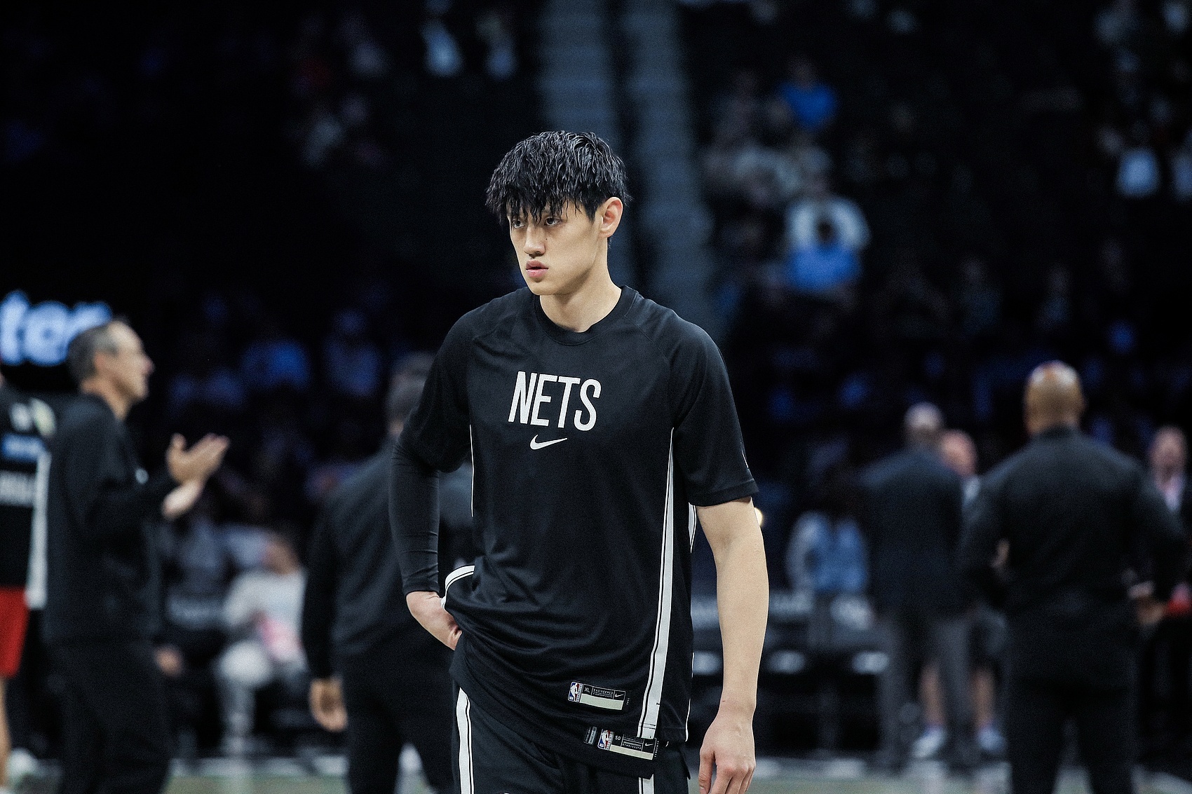 NBA中国赛第二场，曾凡博未获得出场机会。nba中国赛 曾凡博未登场 ​​​