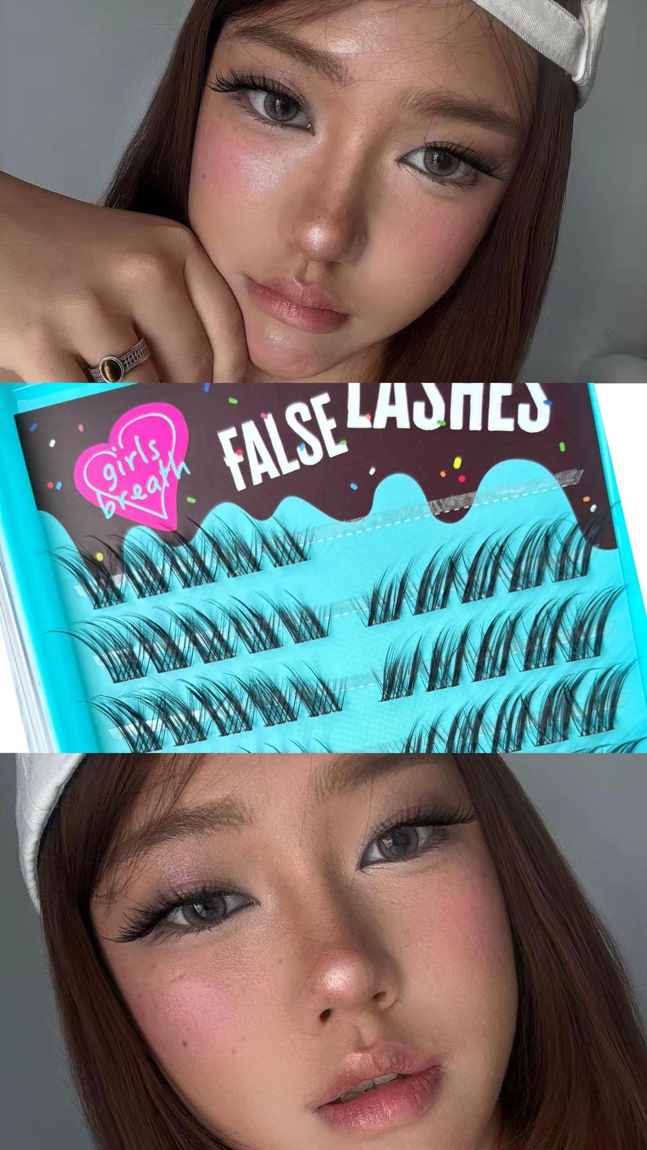 假睫毛之神ins妆容