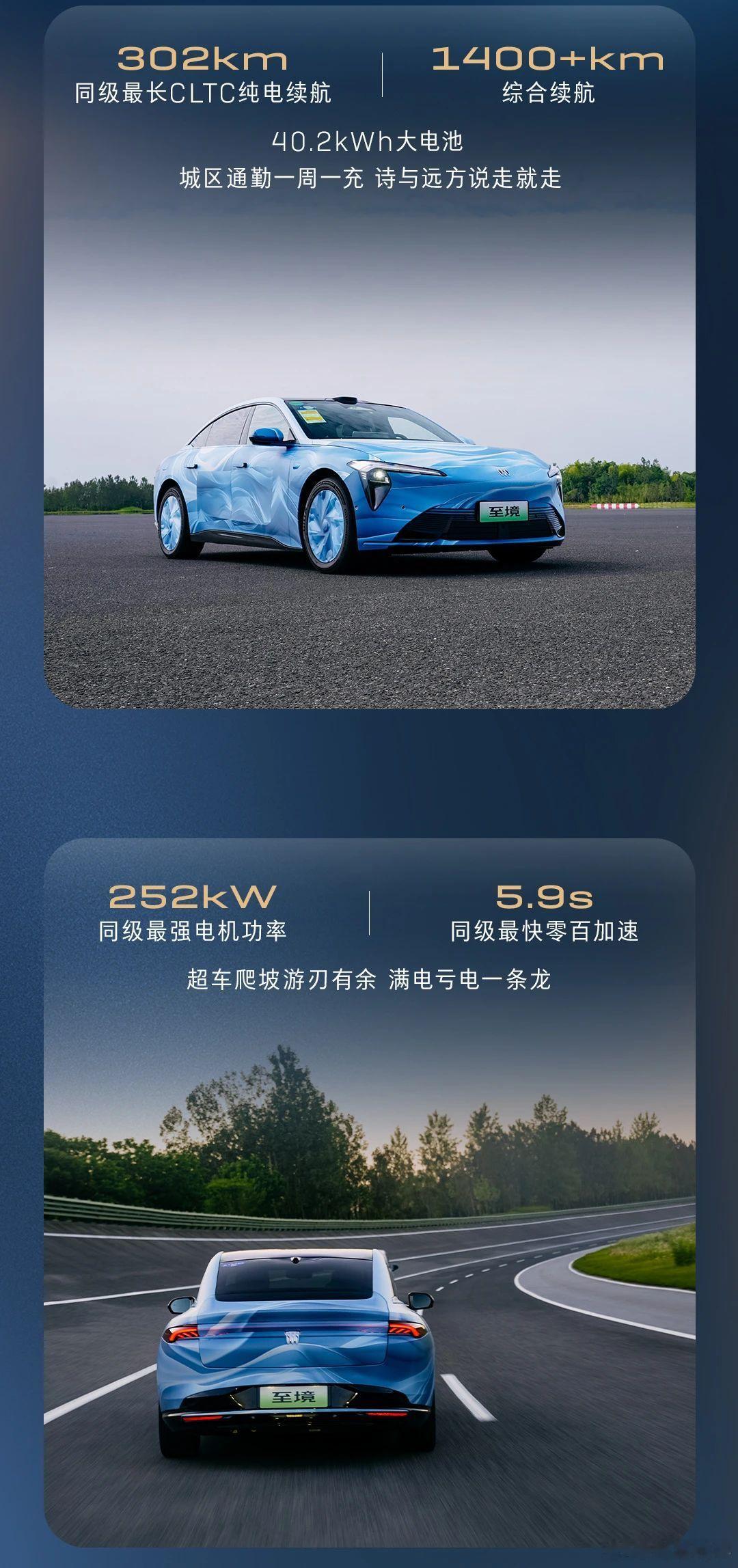 别克至境 L7 用了一块 40.1kWh 的大电池，CLTC 纯电续航做到了 3
