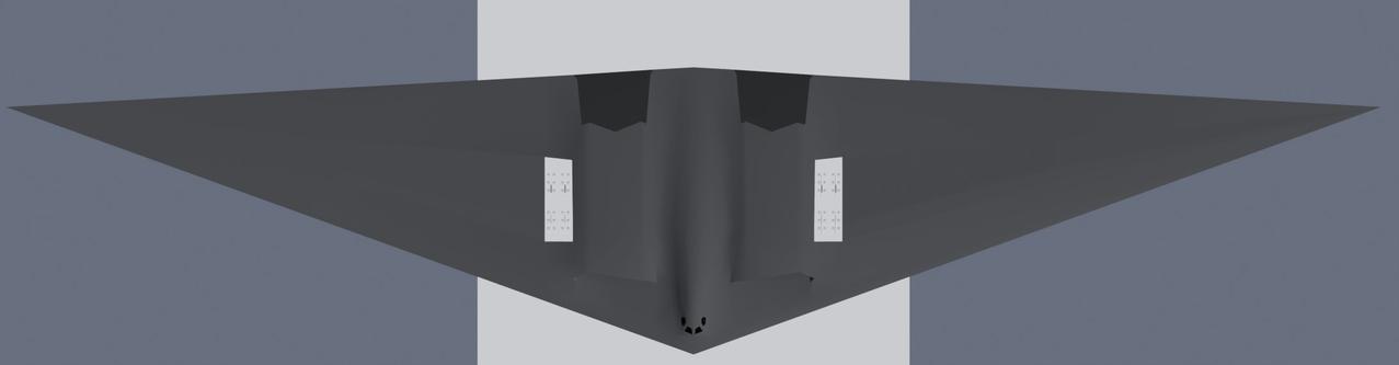 如果跚跚来迟的解放军轰-20战略轰炸机能被设计制造成这个样子，那就太可怕了。
