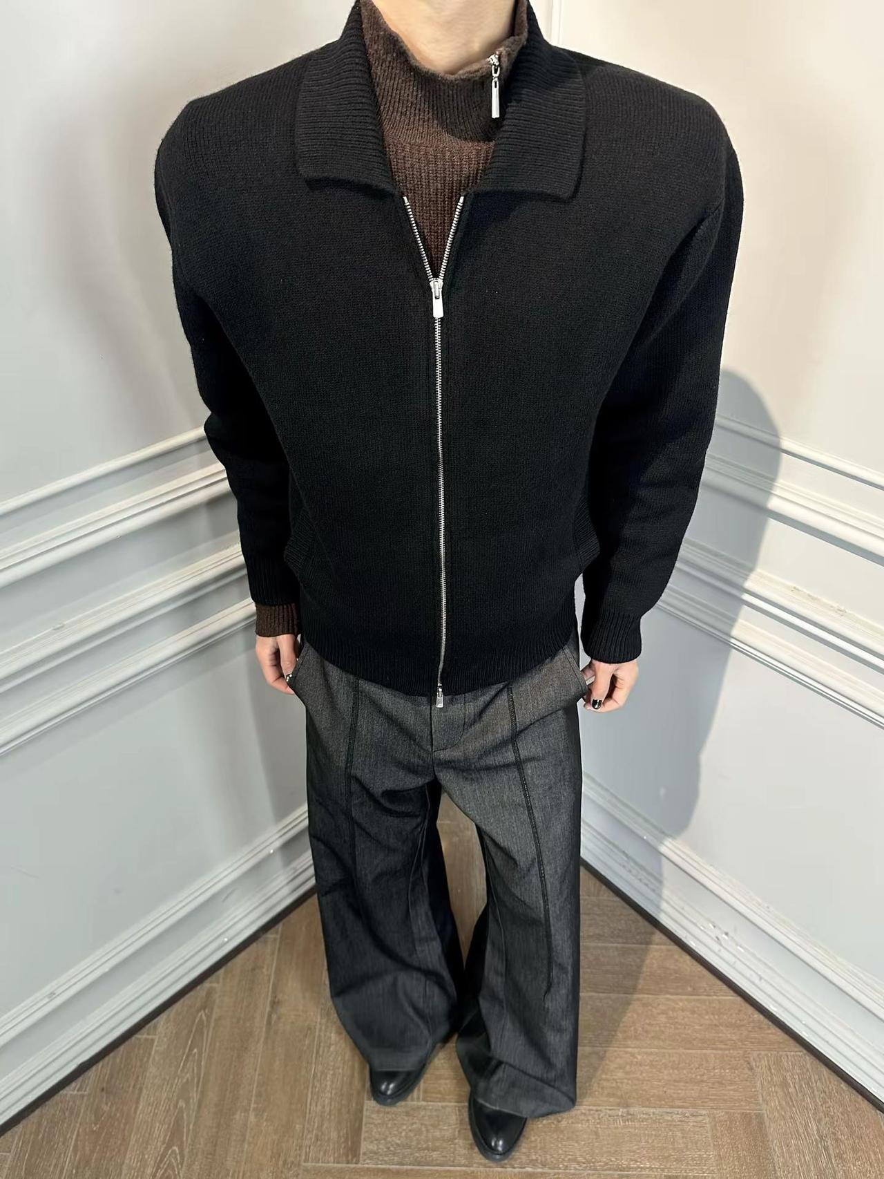 很日常的一套。复古色搭配 黑白灰极简 ootd cleanfit