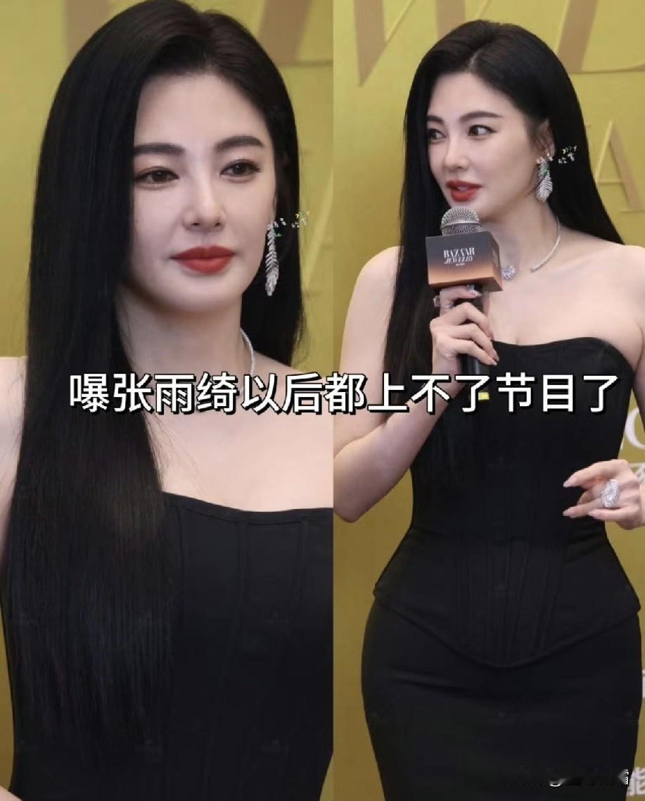 触碰到底线了，封杀也是该

“张雨绮被封杀”话题冲上热搜。起因是前夫袁巴元前妻葛