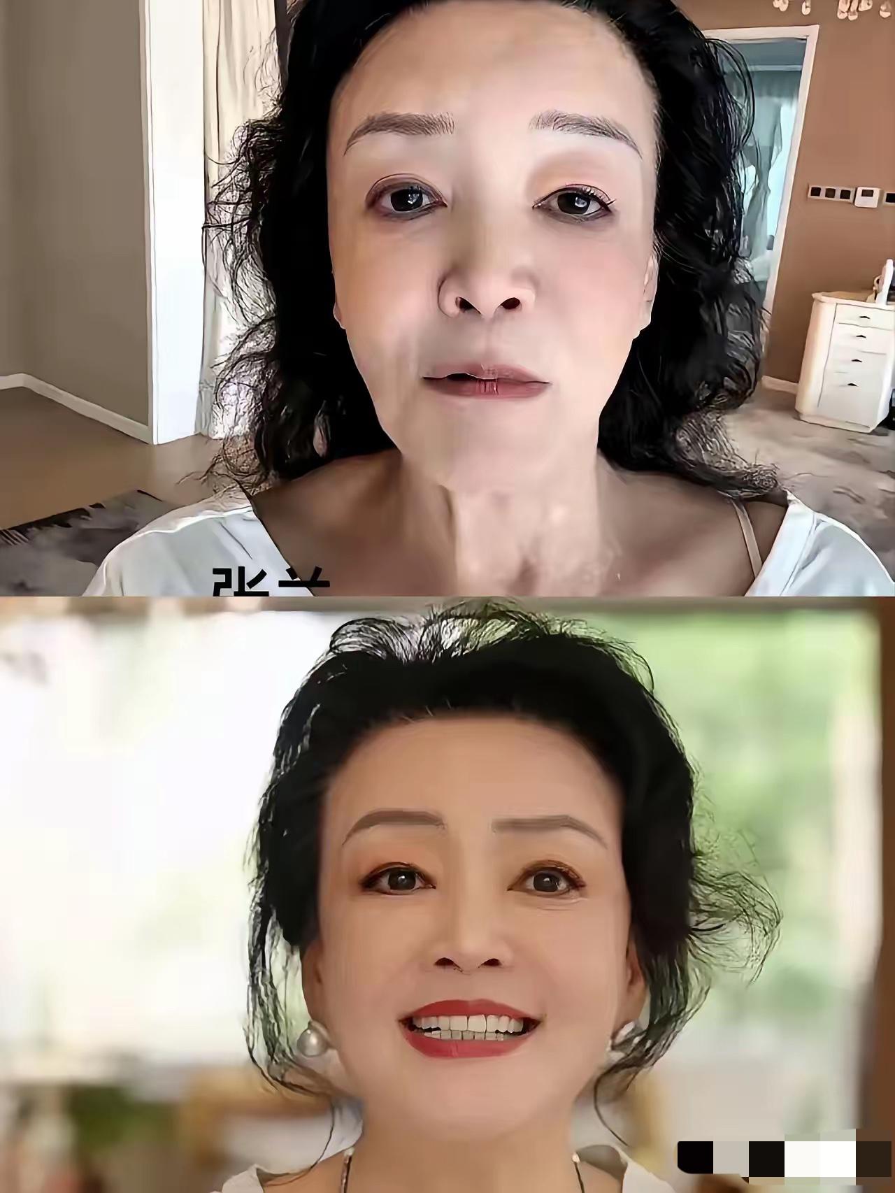 张兰最近引发热议！
不少网友一眼就察觉到，张兰肉眼可见暴瘦不少。对比今年和去年的