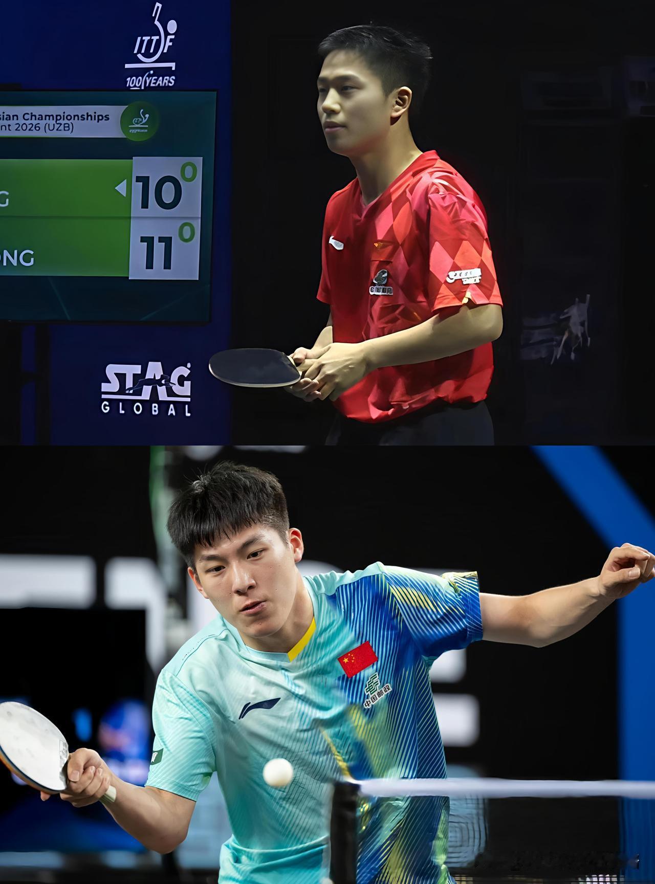 李天阳3-2赢了
温瑞博0-3输了
明眼人都能看出来，都是19岁小将，李天阳能闯