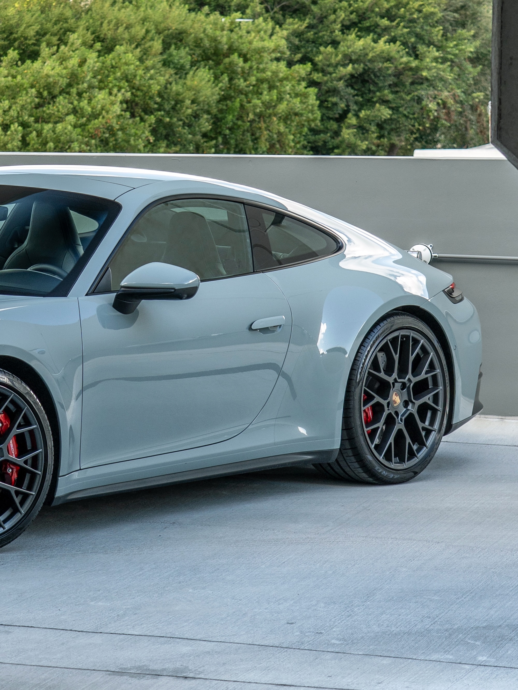 保时捷911 Carrera S，金属暗影绿保时捷汽车视觉大v聊车cc
