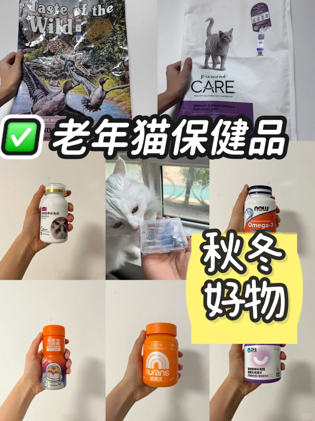 老年猫保健品分享【秋冬版】